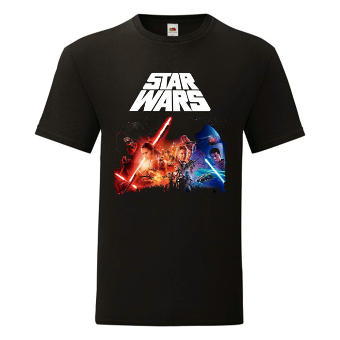 Camiseta Star Wars negra - Episodio VII