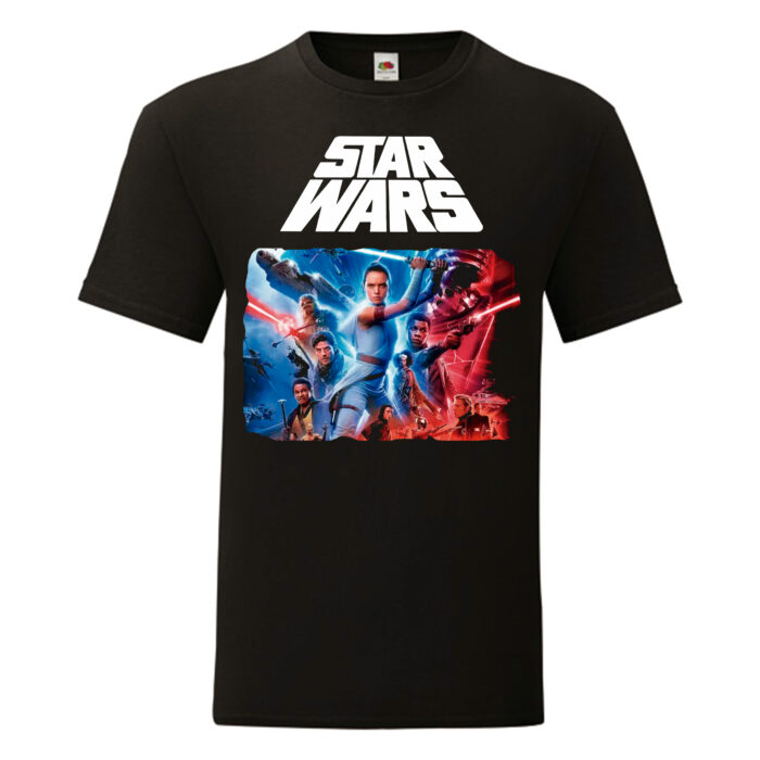 Camiseta Star Wars negra - Episodio VIII