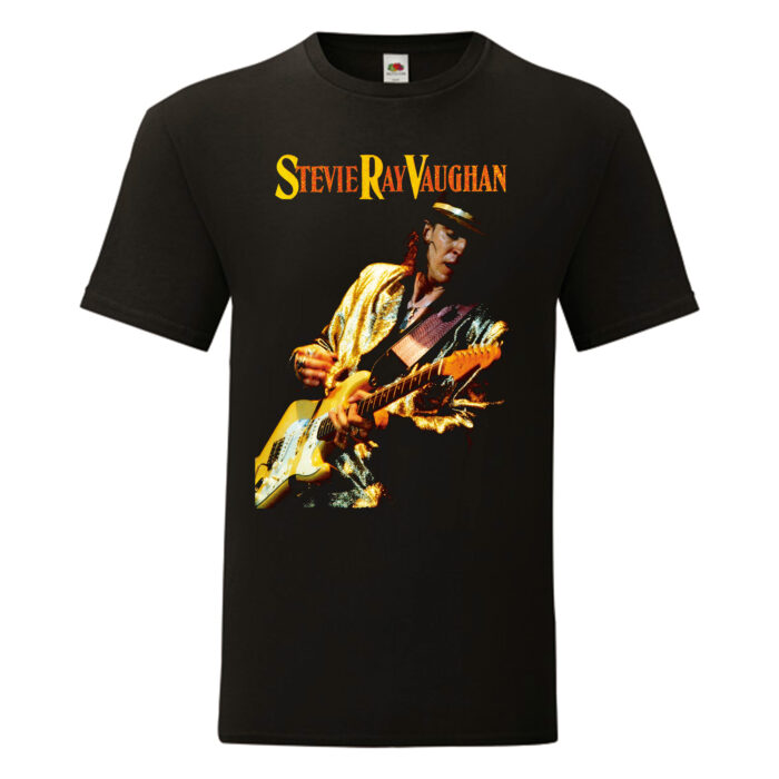 Camiseta Stevie Ray Vaughan negra - Live Alive
