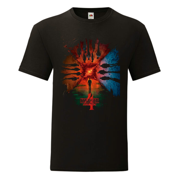 Camiseta Stranger Things negra - Temporada 4