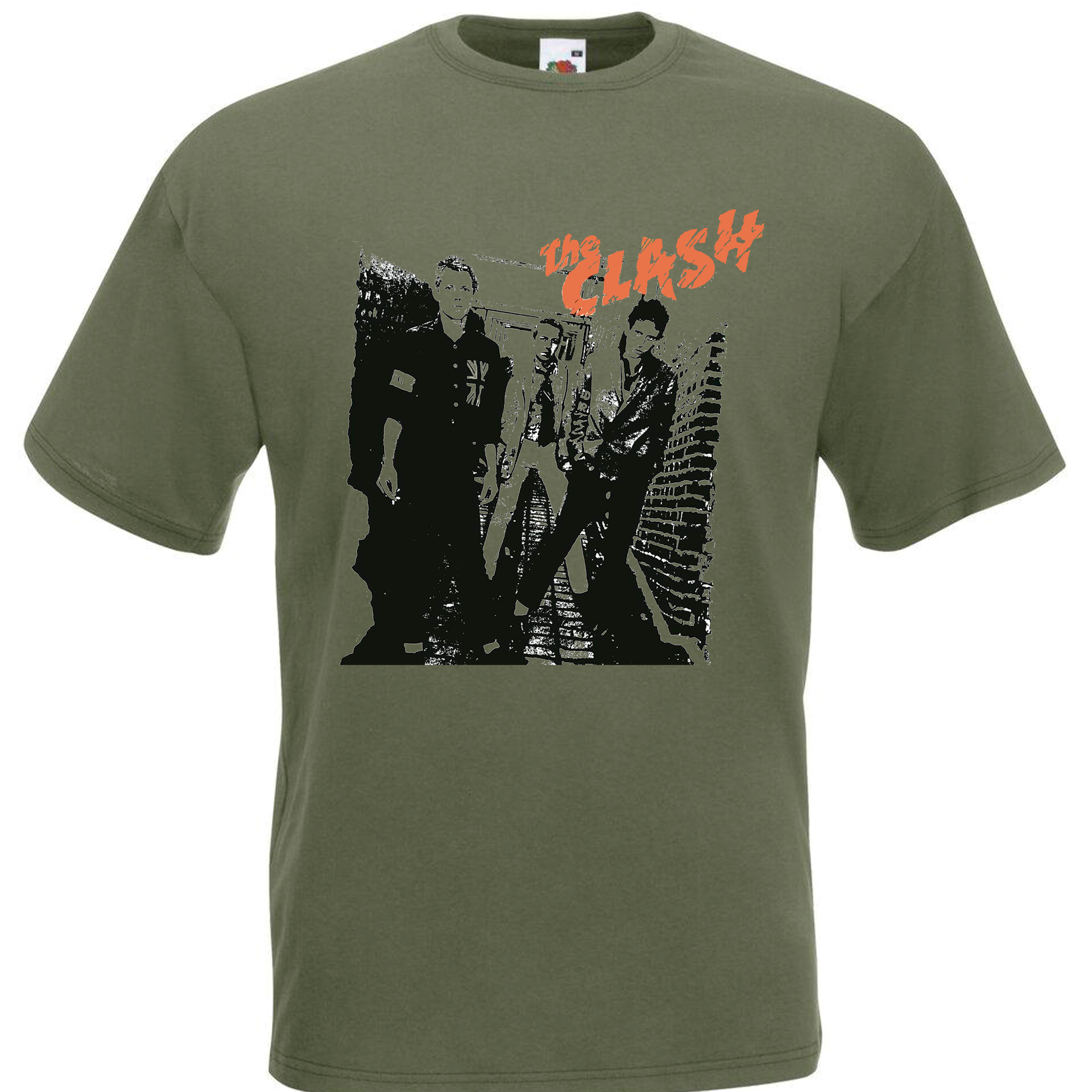 Camiseta Clash, The verde militar - First Album
