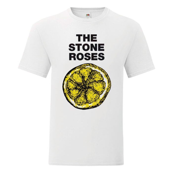 Camiseta Stone Roses, The blanca - Logo