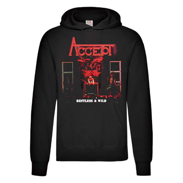 Sudadera Accept negra - Restless And Wild