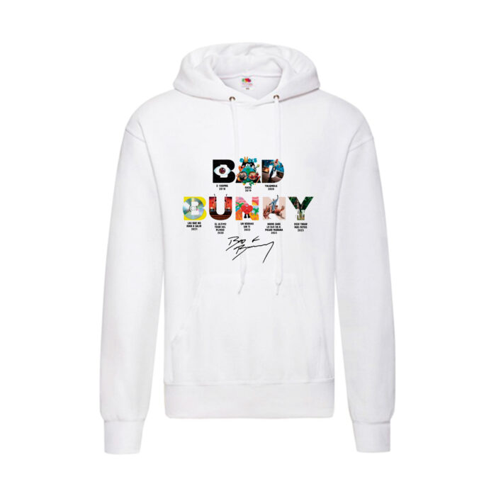 Sudadera Bad Bunny blanca