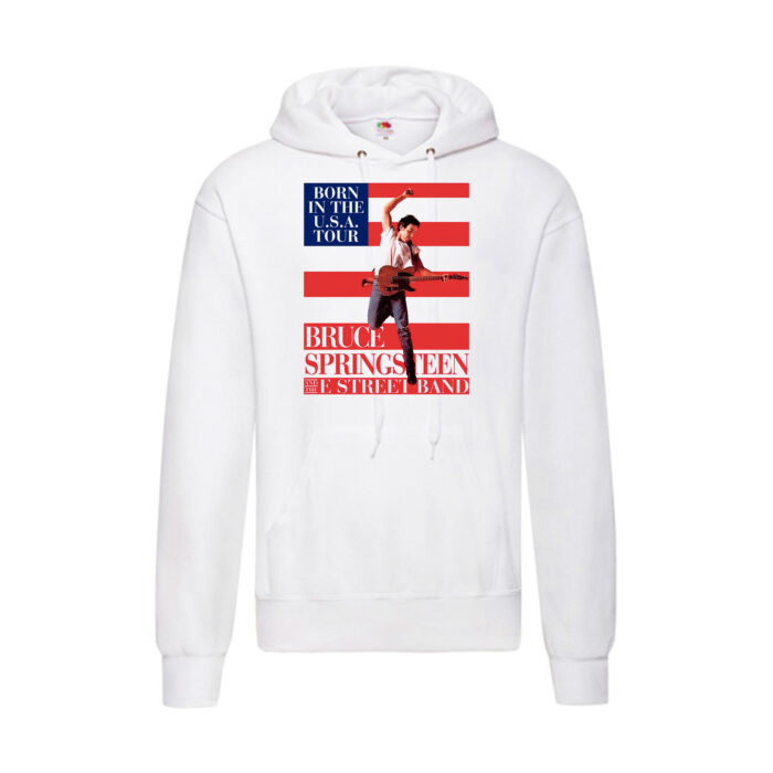 Sudadera Bruce Springsteen blanca - Born In The USA Tour