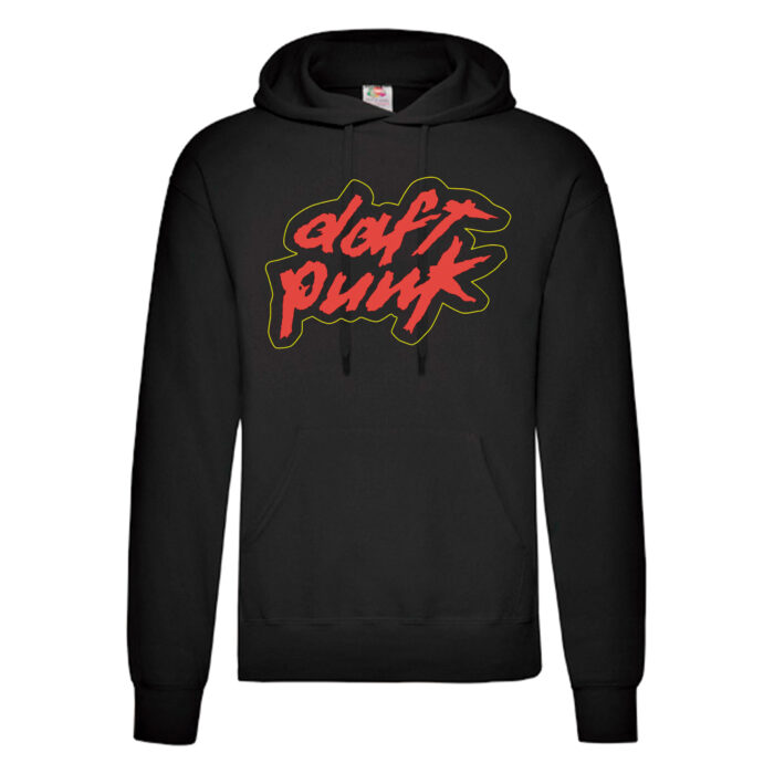 Sudadera Daft Punk negra - Logo rojo