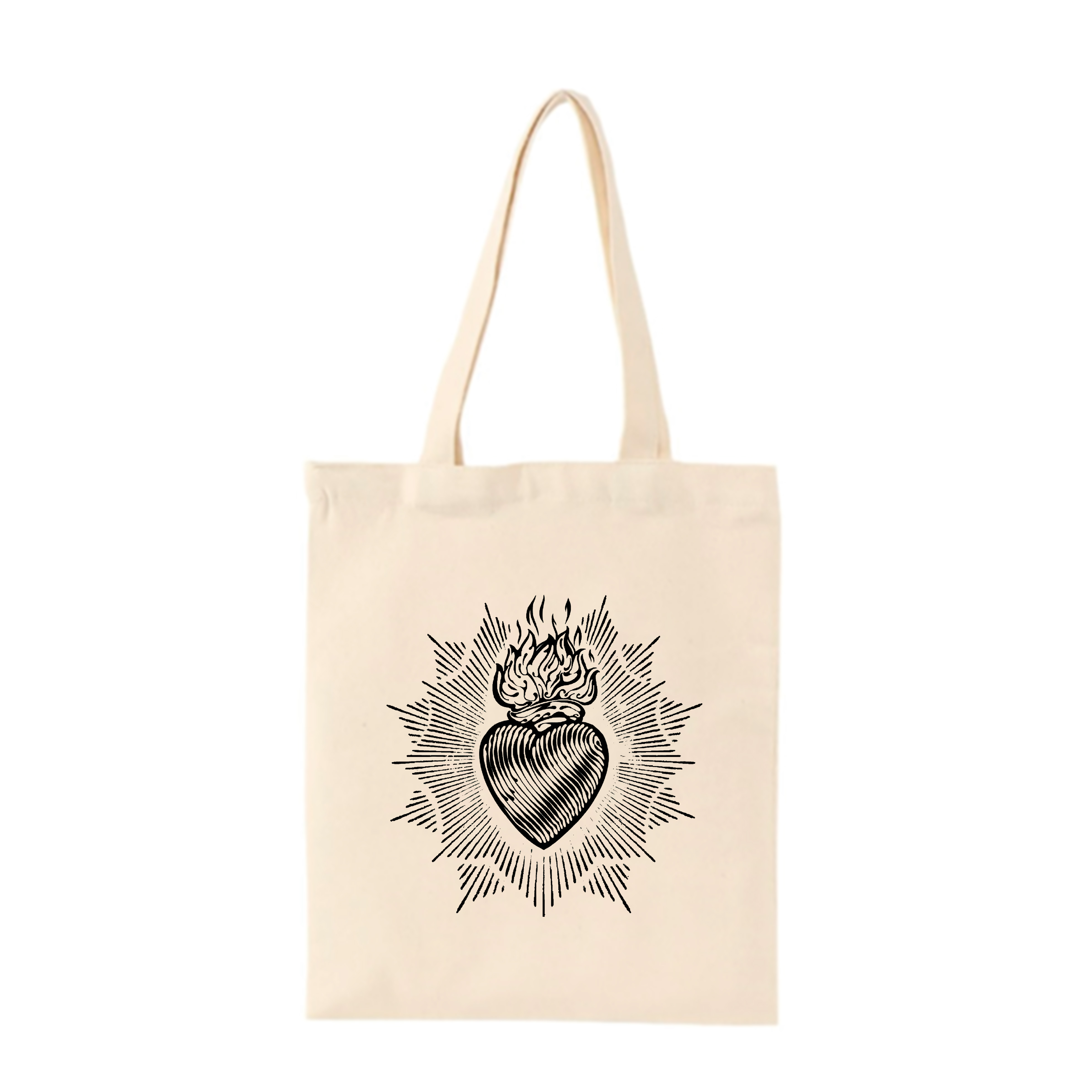 Tote Bag natural - Corazón