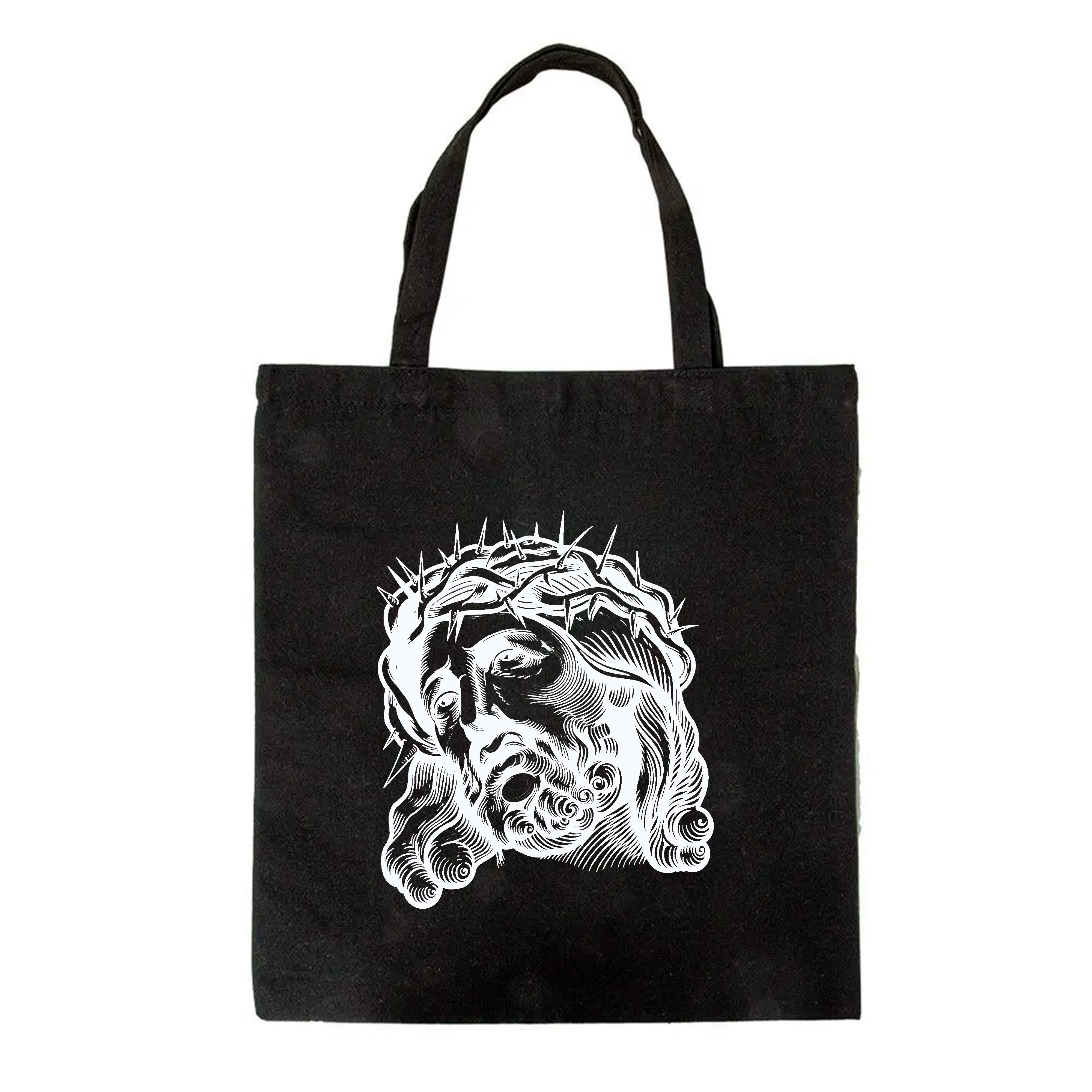 Tote Bag negra - Cristo