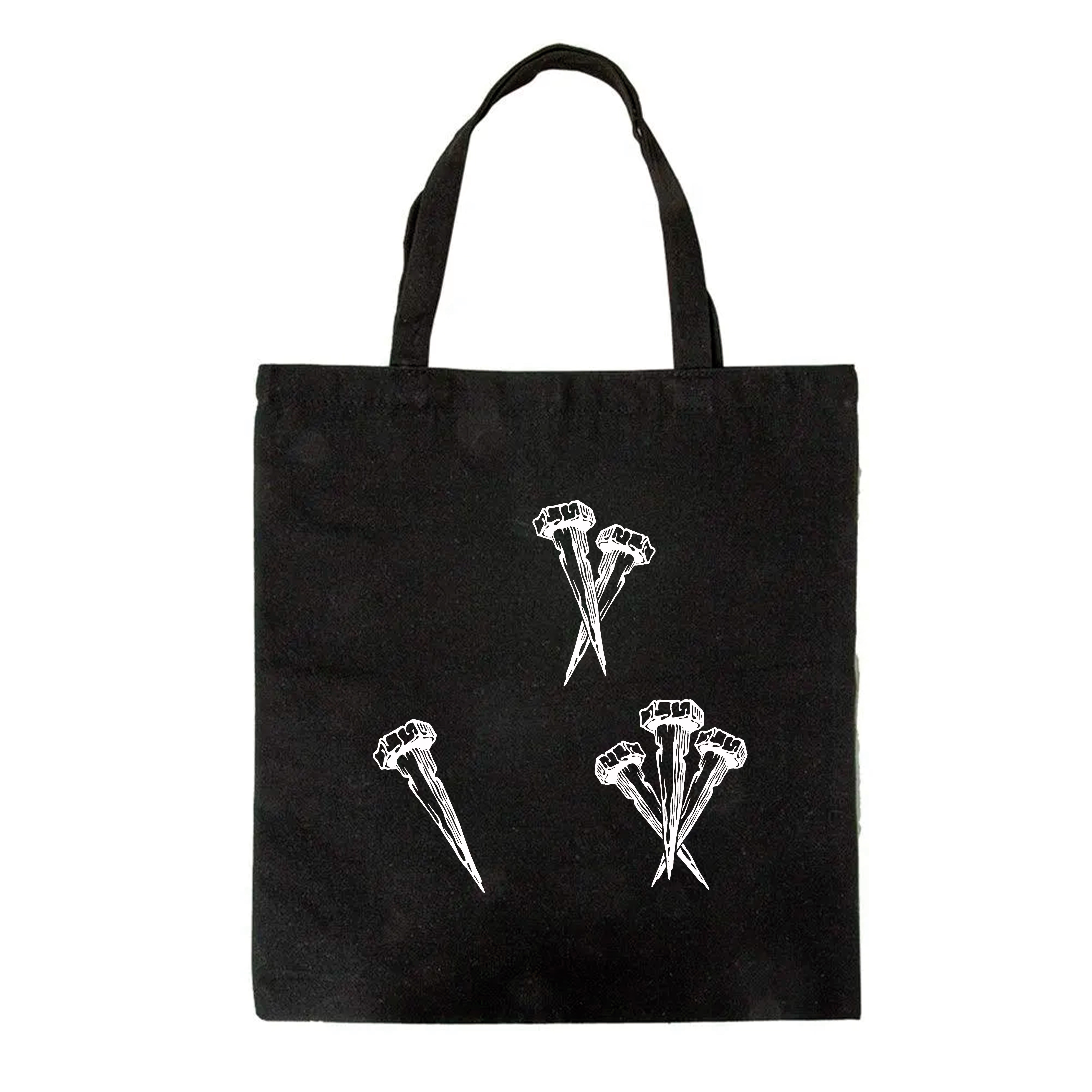 Tote Bag negra - Clavos De Cristo