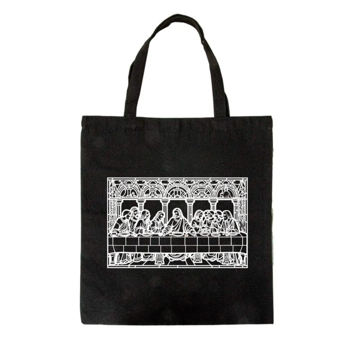 Tote Bag negra - Última Cena
