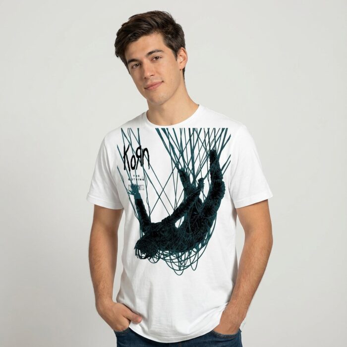 Camiseta Korn blanca - The Nothing
