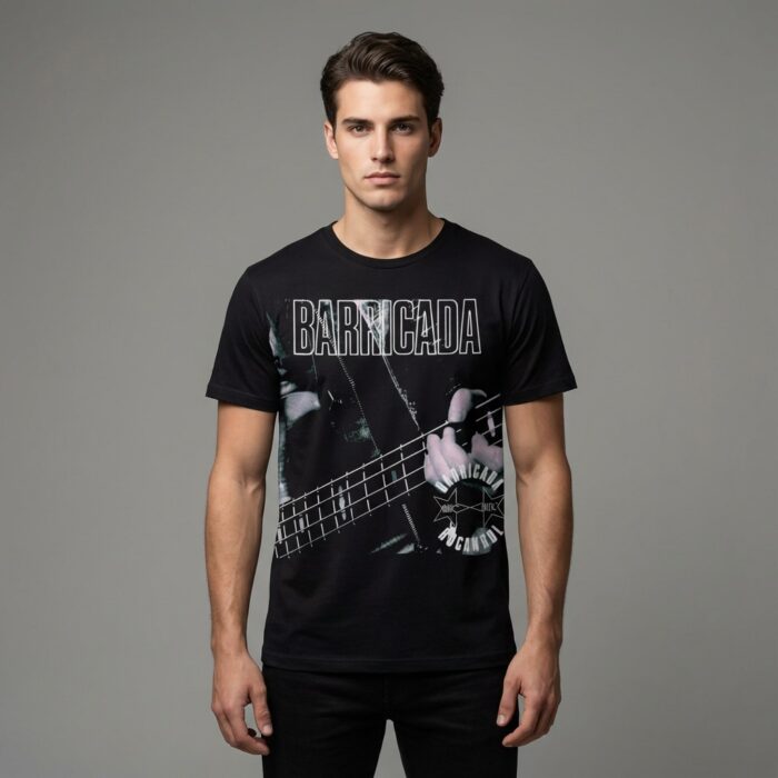 Camiseta Barricada negra - Doble Directo