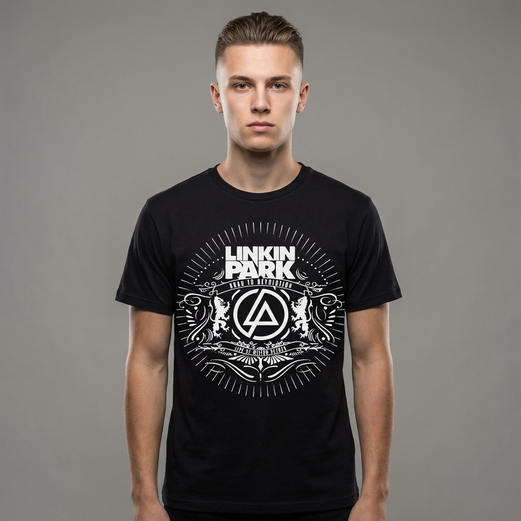 Camiseta Linkin Park negra - Road To Revolution