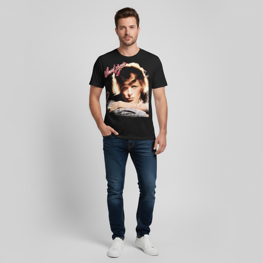 Camiseta David Bowie negra - Young Americans