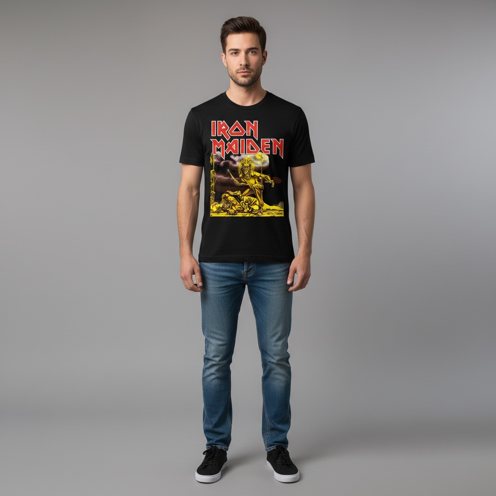 Camiseta Iron Maiden negra - Sanctuary