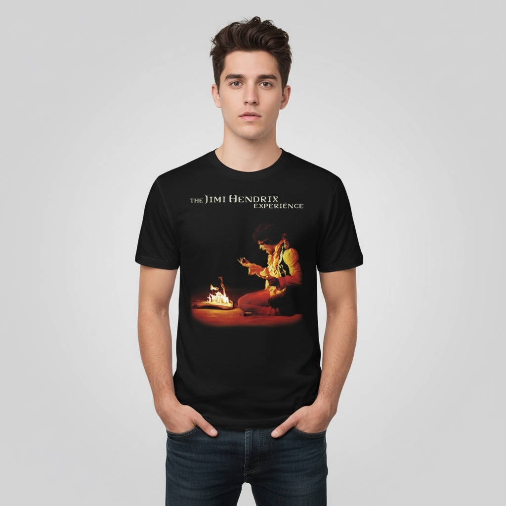 Camiseta Jimi Hendrix negra - The Jimi Hendrix Experience