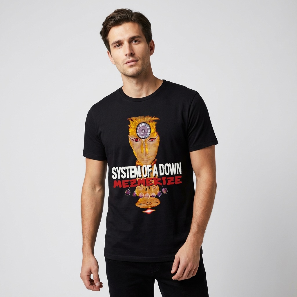 Camiseta System Of A Down negra - Mesmerize