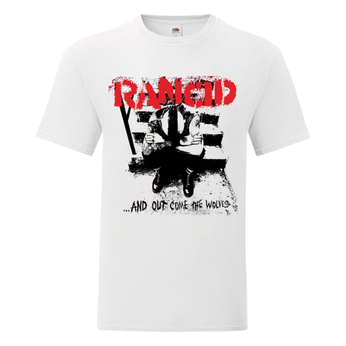 Camiseta Rancid blanca - ...And Out Come The Wolves