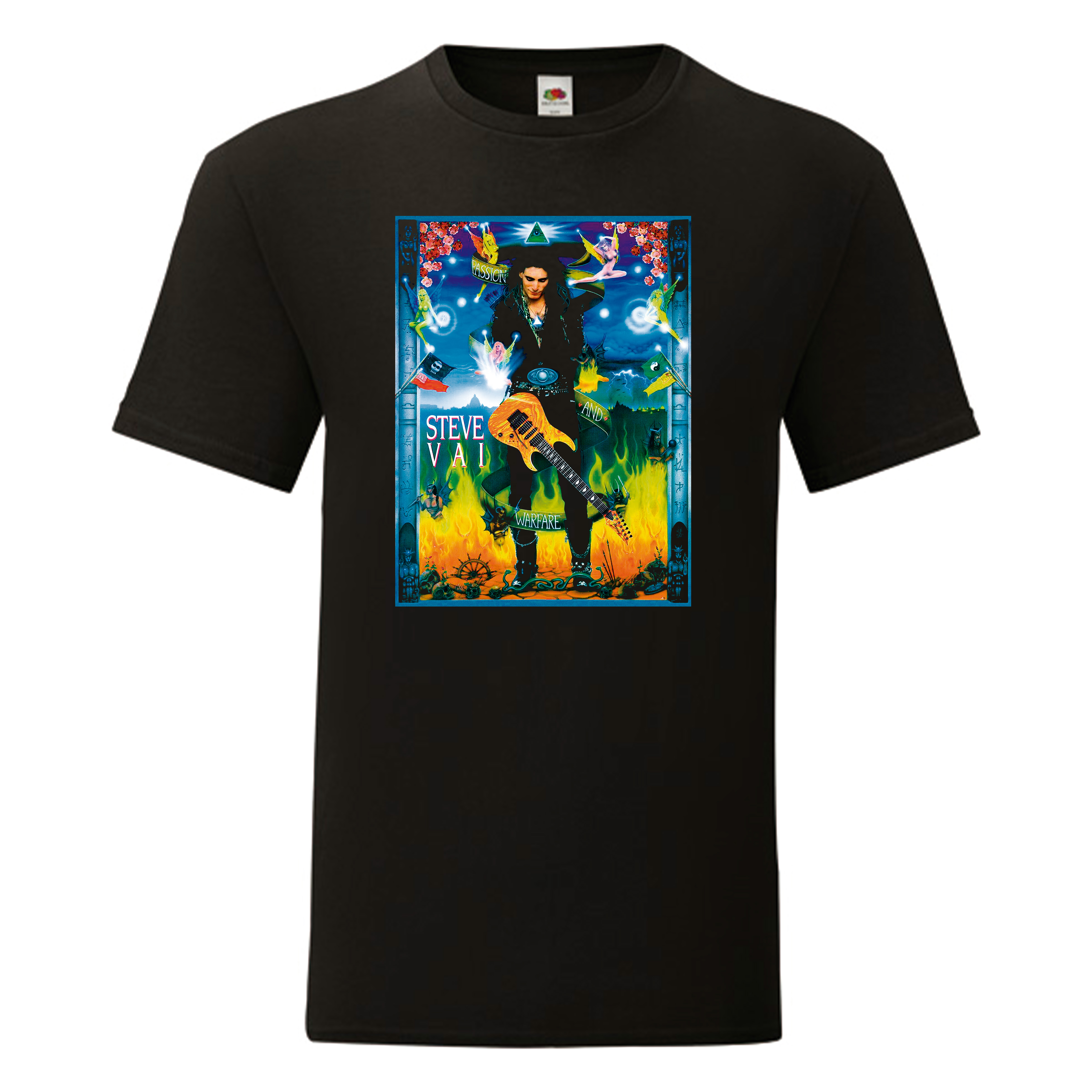 Camiseta Steve Vai negra - Passion And Warfare