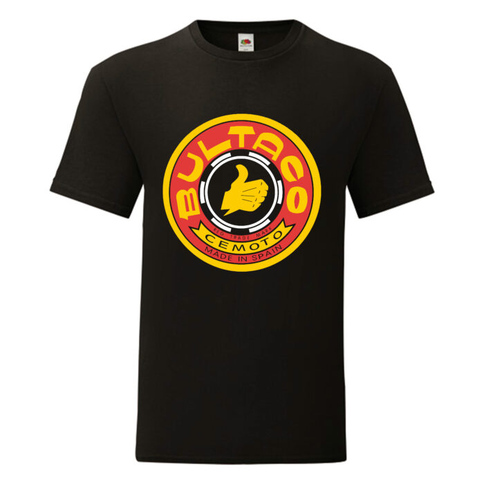 Camiseta Bultaco negra - Logo
