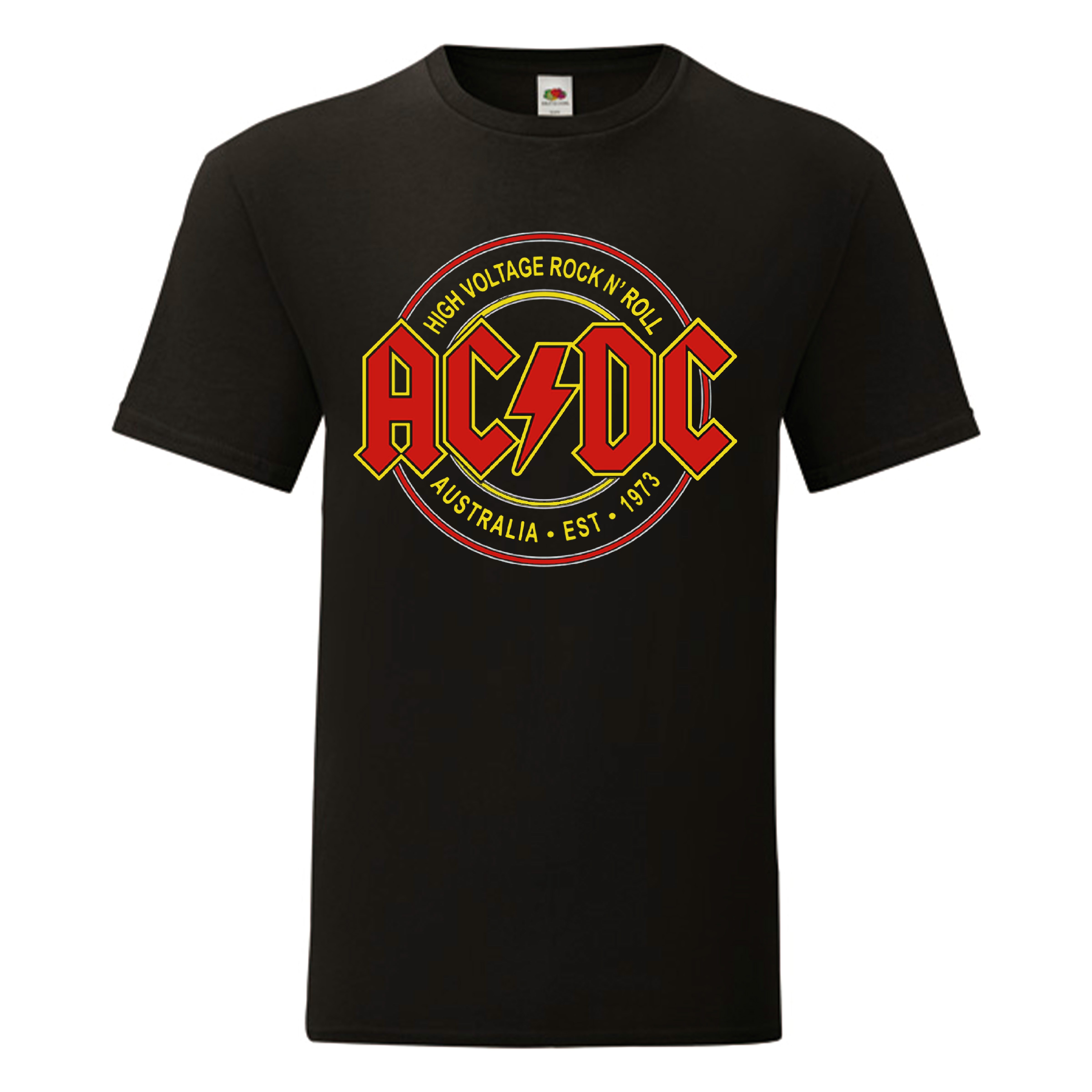 Camiseta ACDC negra - Logo High Voltage