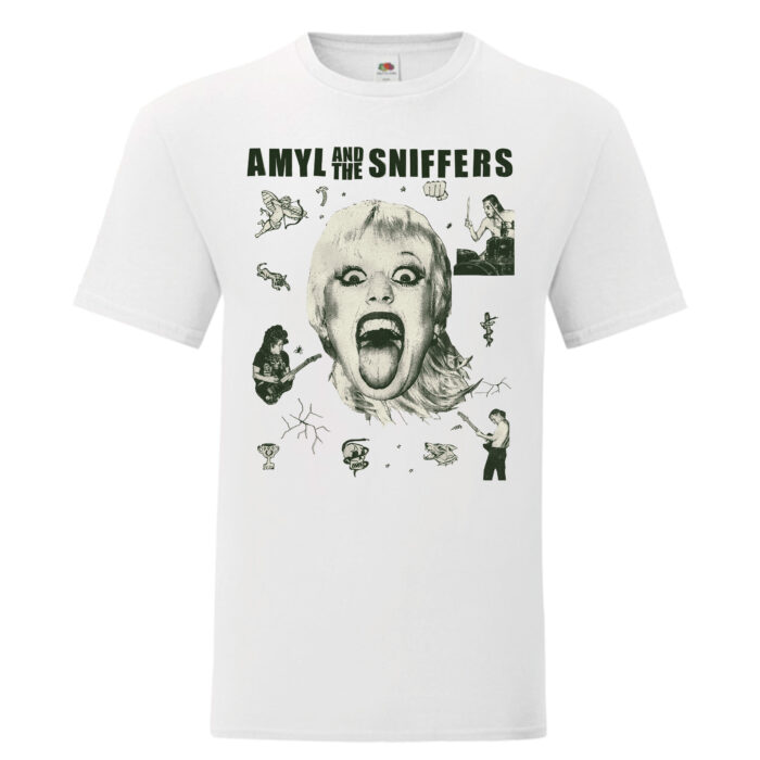 Camiseta Amyl And The Sniffers blanca - Amyl And The Sniffers