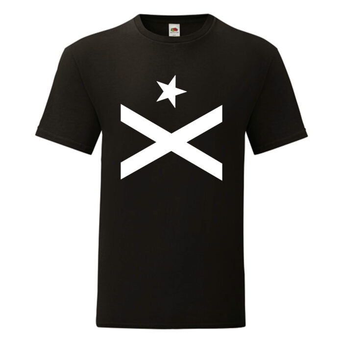 Camiseta bandera Santa Eulalia negra