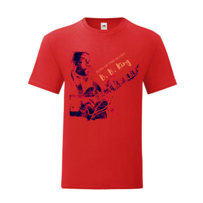 Camiseta BB King roja - King Of The Blues