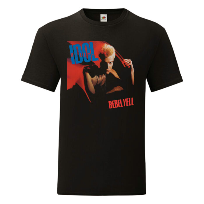 Camiseta Billy Idol negra - Rebel Yell