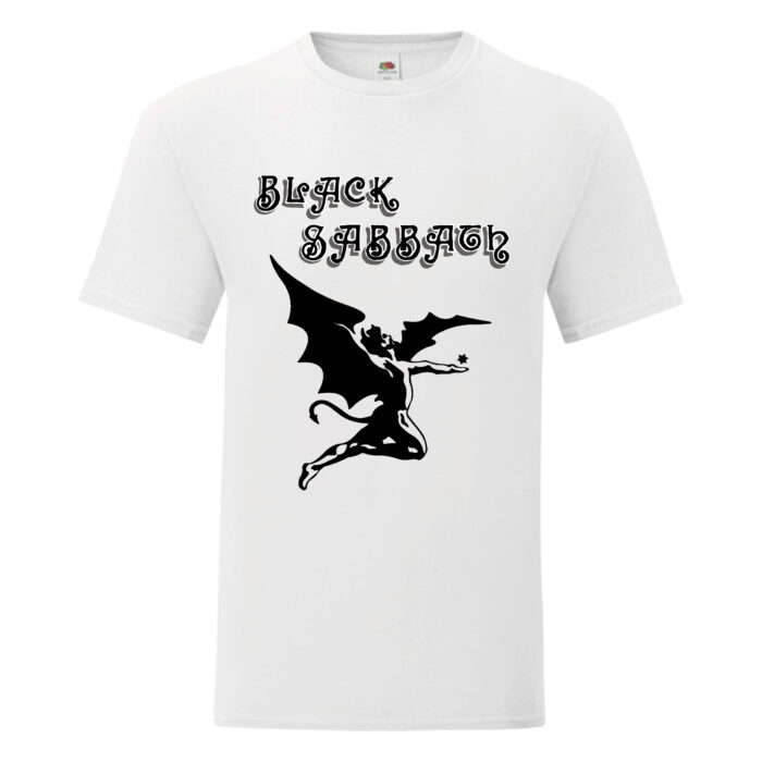 Camiseta Black Sabbath blanca - Logo