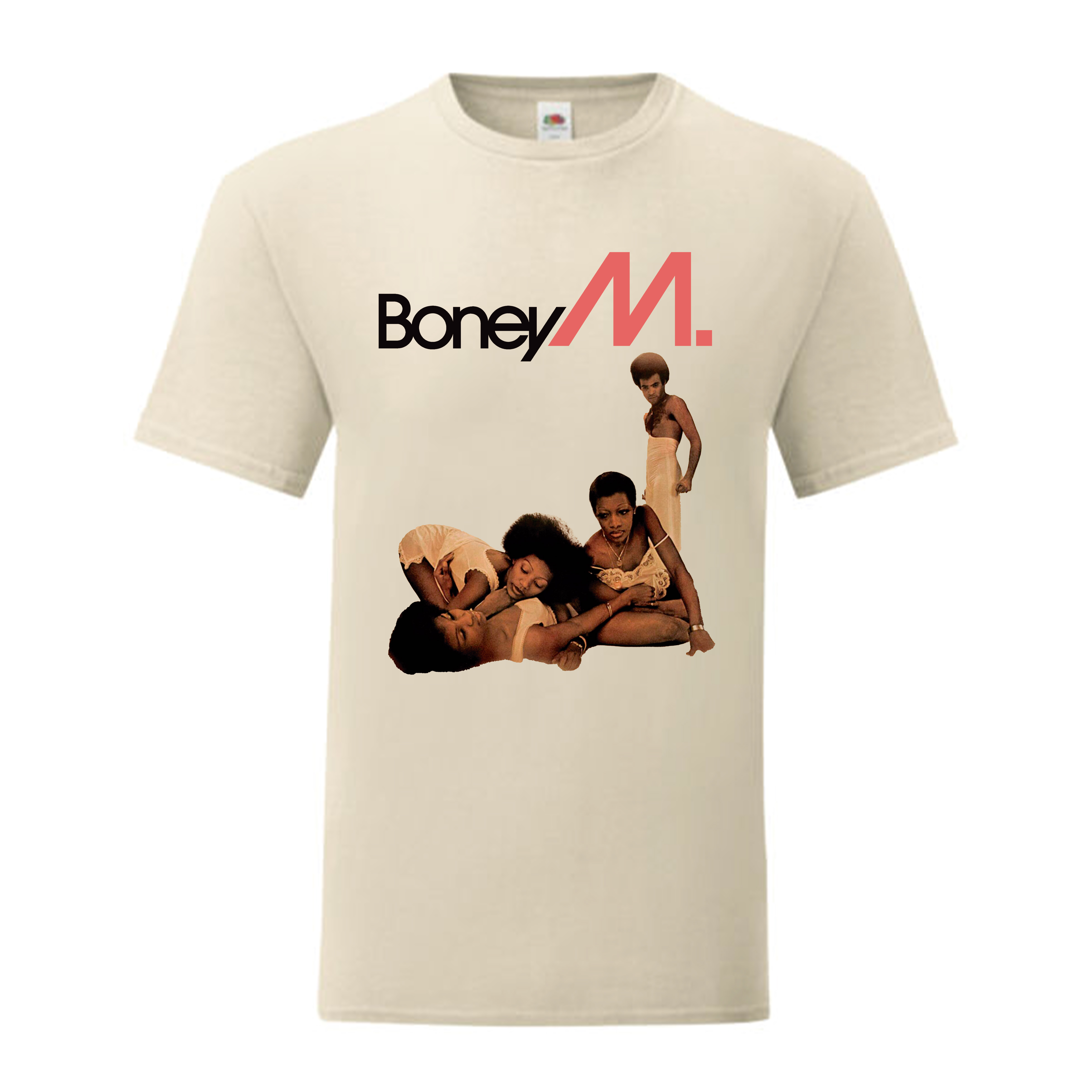 Camiseta Boney M natural - Take The Heat Off Me