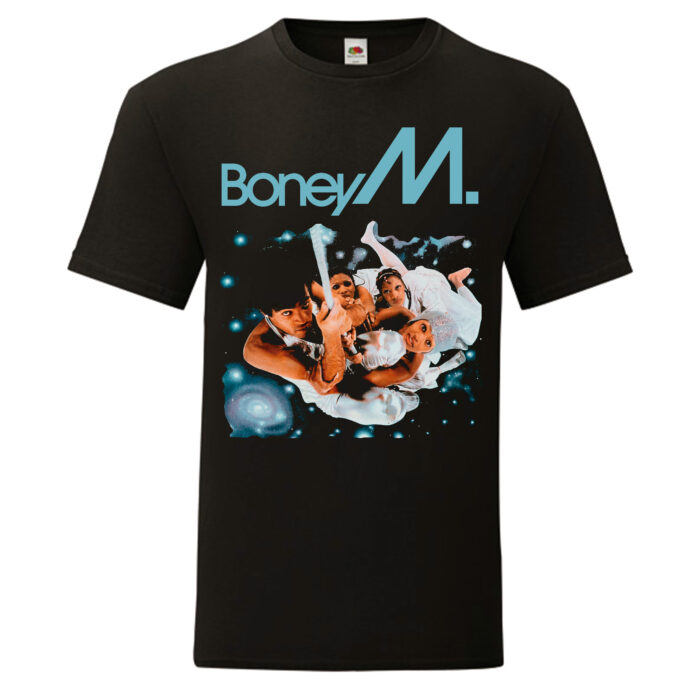 Camiseta Boney M negra - Nightfly To Venus