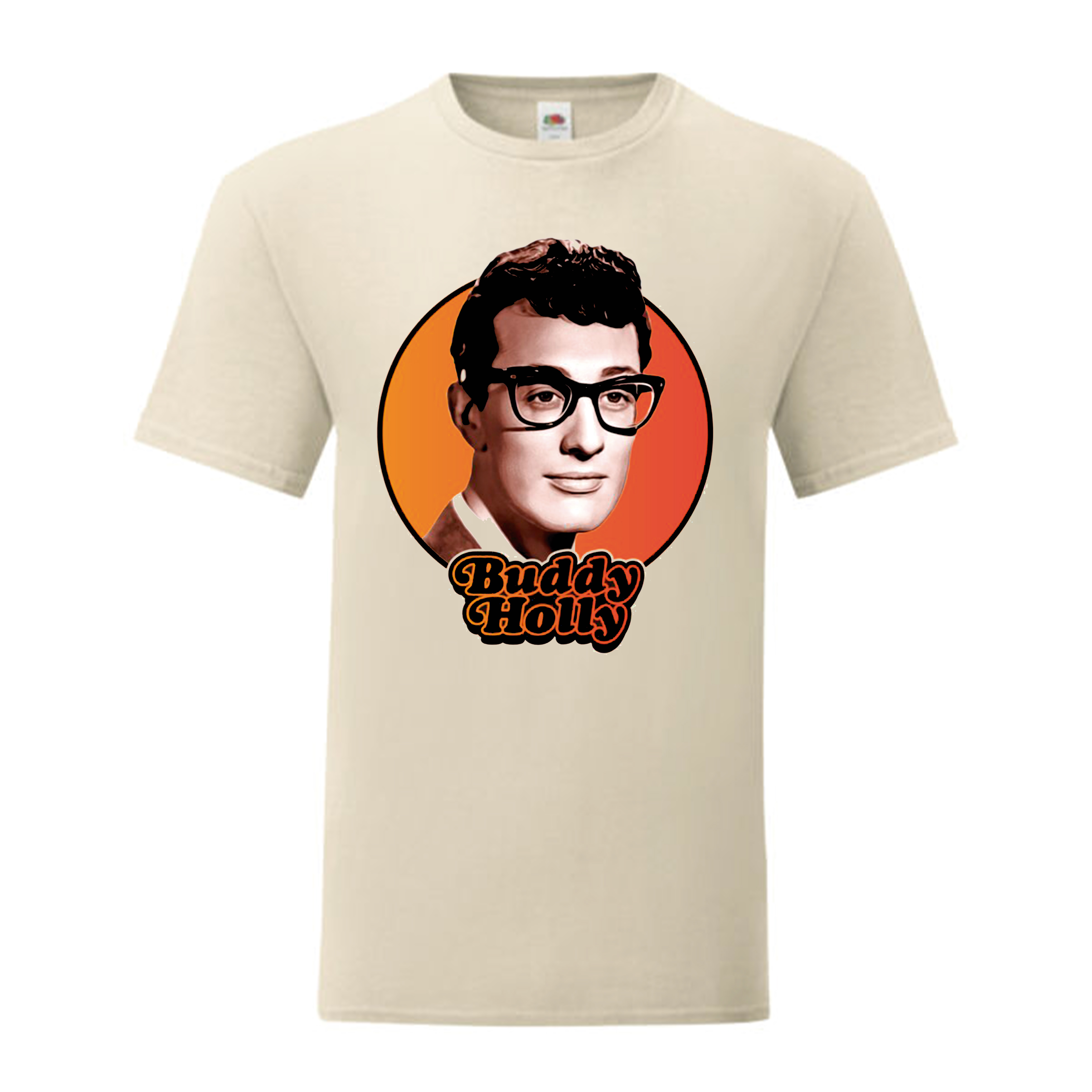 Camiseta Buddy Holly natural