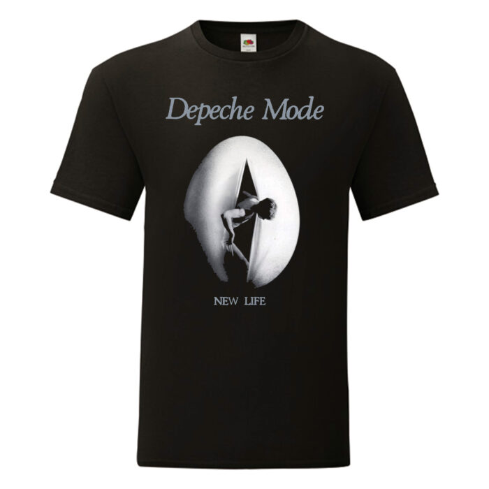 Camiseta Depeche Mode negra - New Life