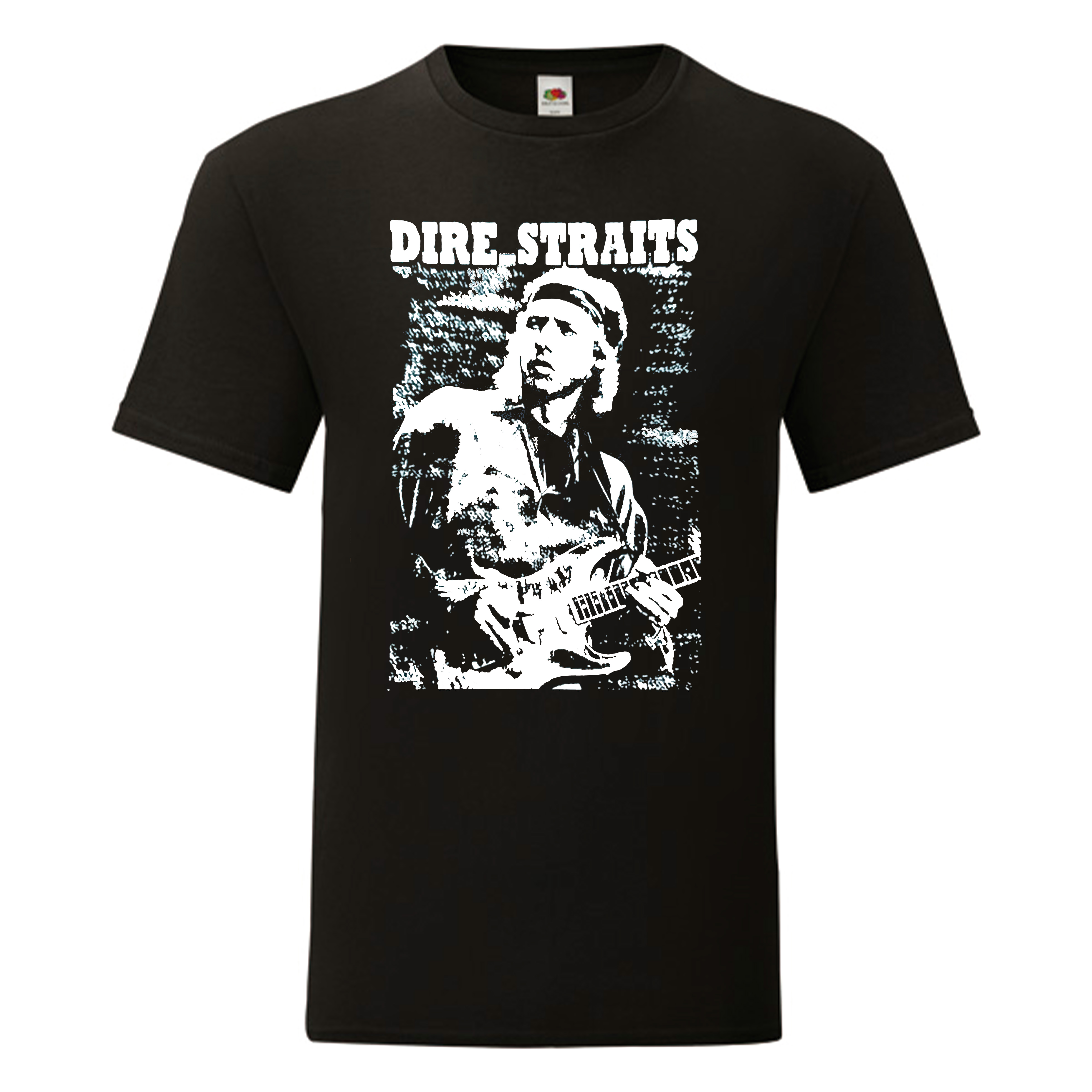 Camiseta Dire Straits negra - Ilustración