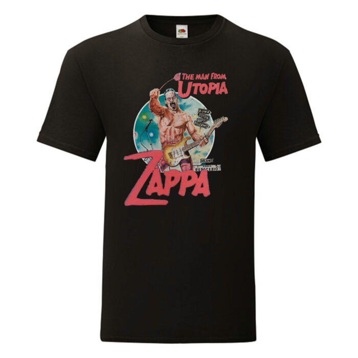 Camiseta Frank Zappa negra - The Man From Utopia