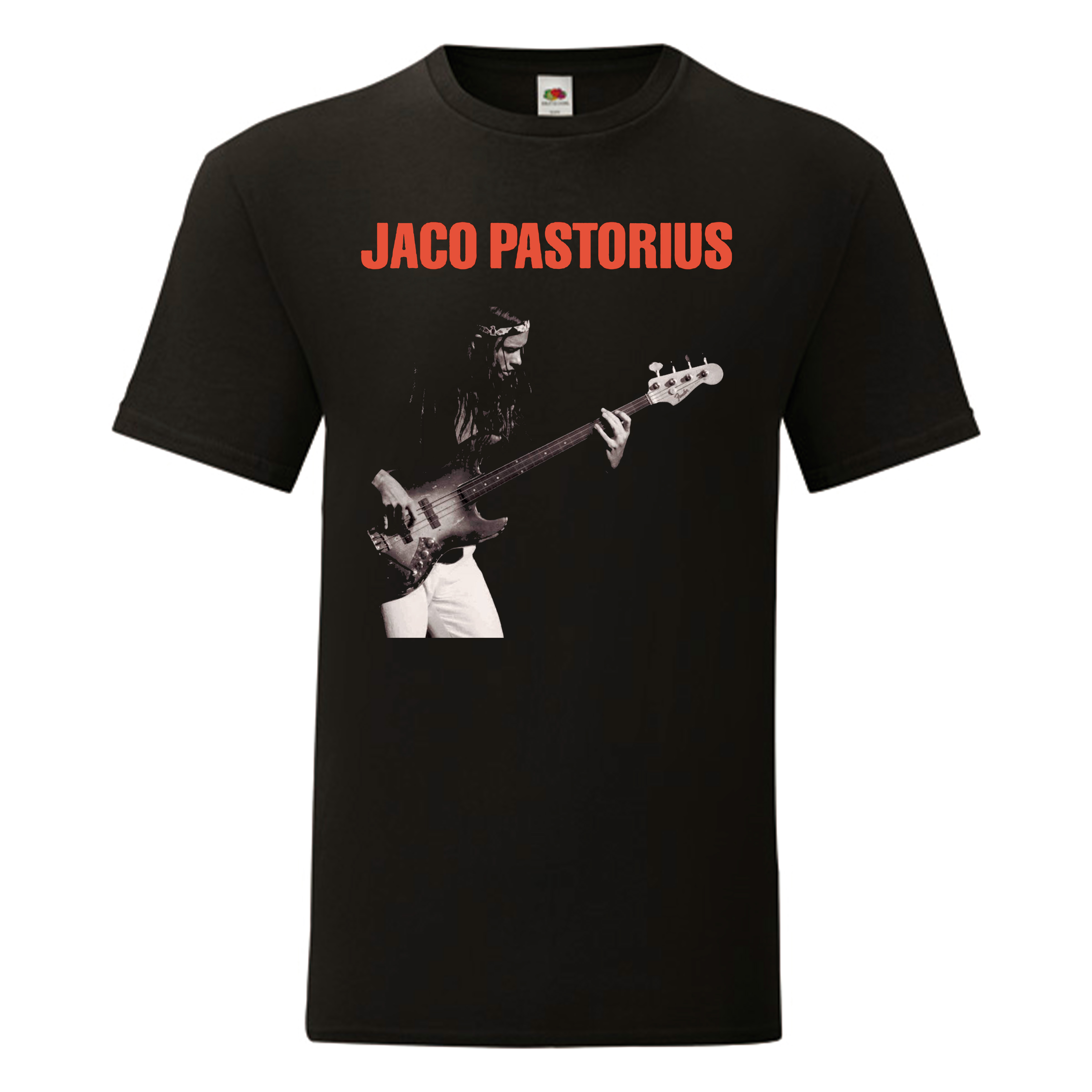 Camiseta Jaco Pastorius negra - The Essential