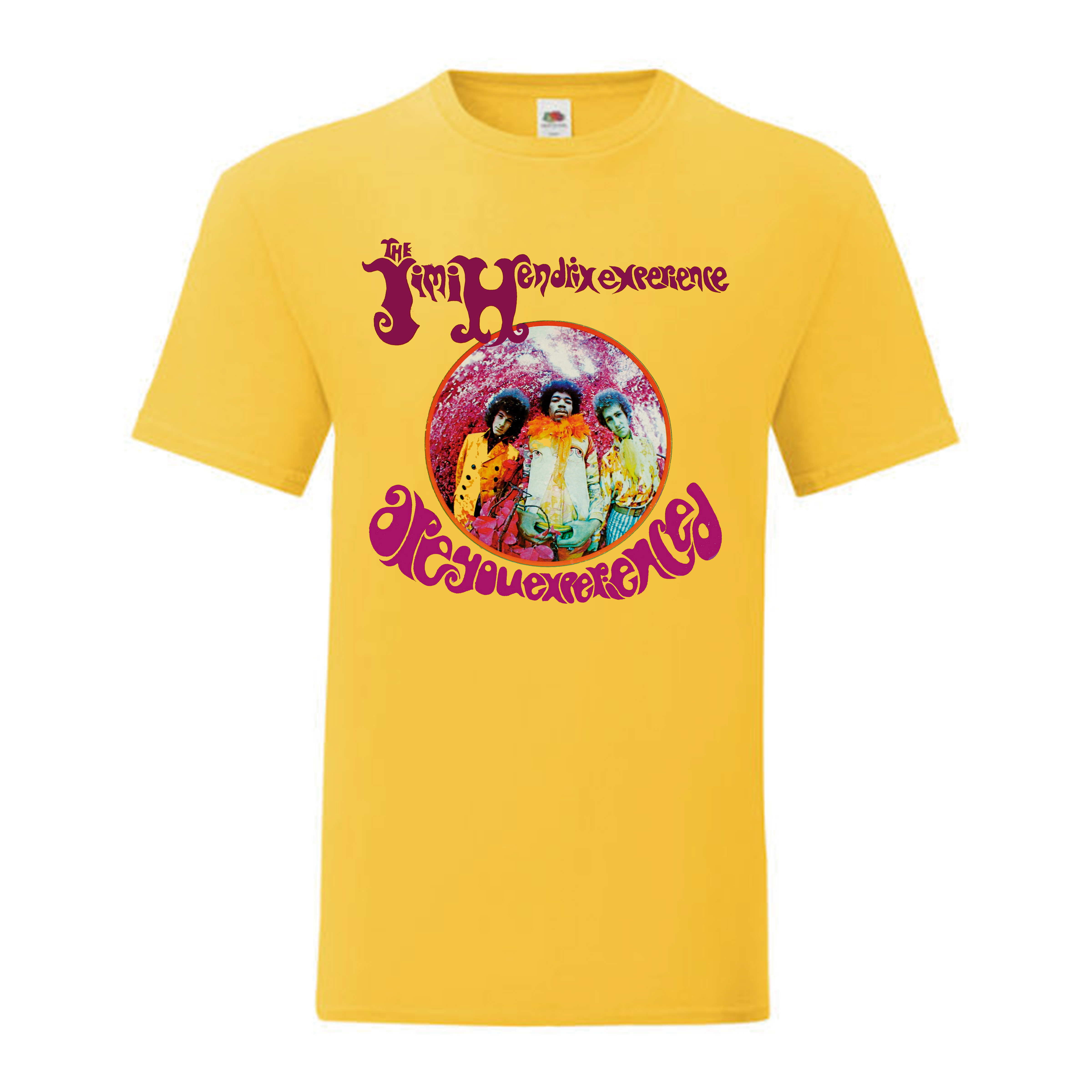 Camiseta Jimi Hendrix amarilla - Are You Experienced