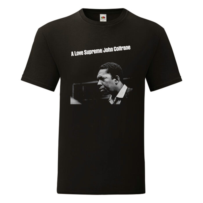 Camiseta John Coltrane negra - A Love Supreme