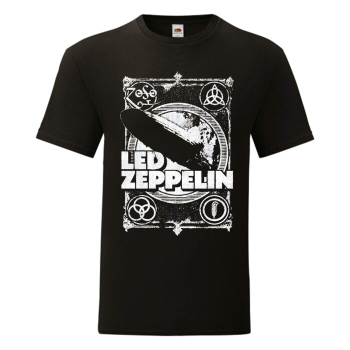 Camiseta Led Zeppelin negra - Poster