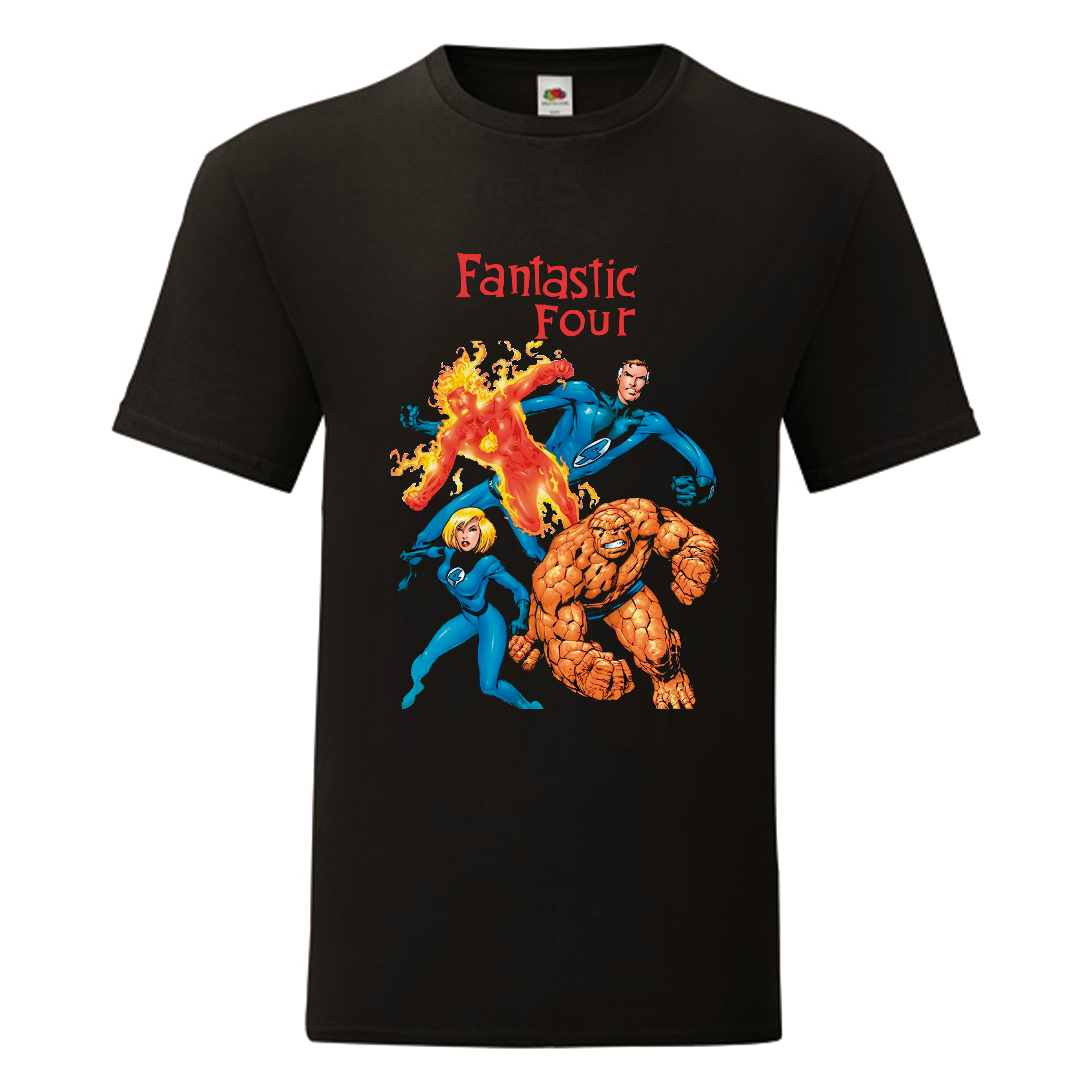 Camiseta Fantastic Four negra