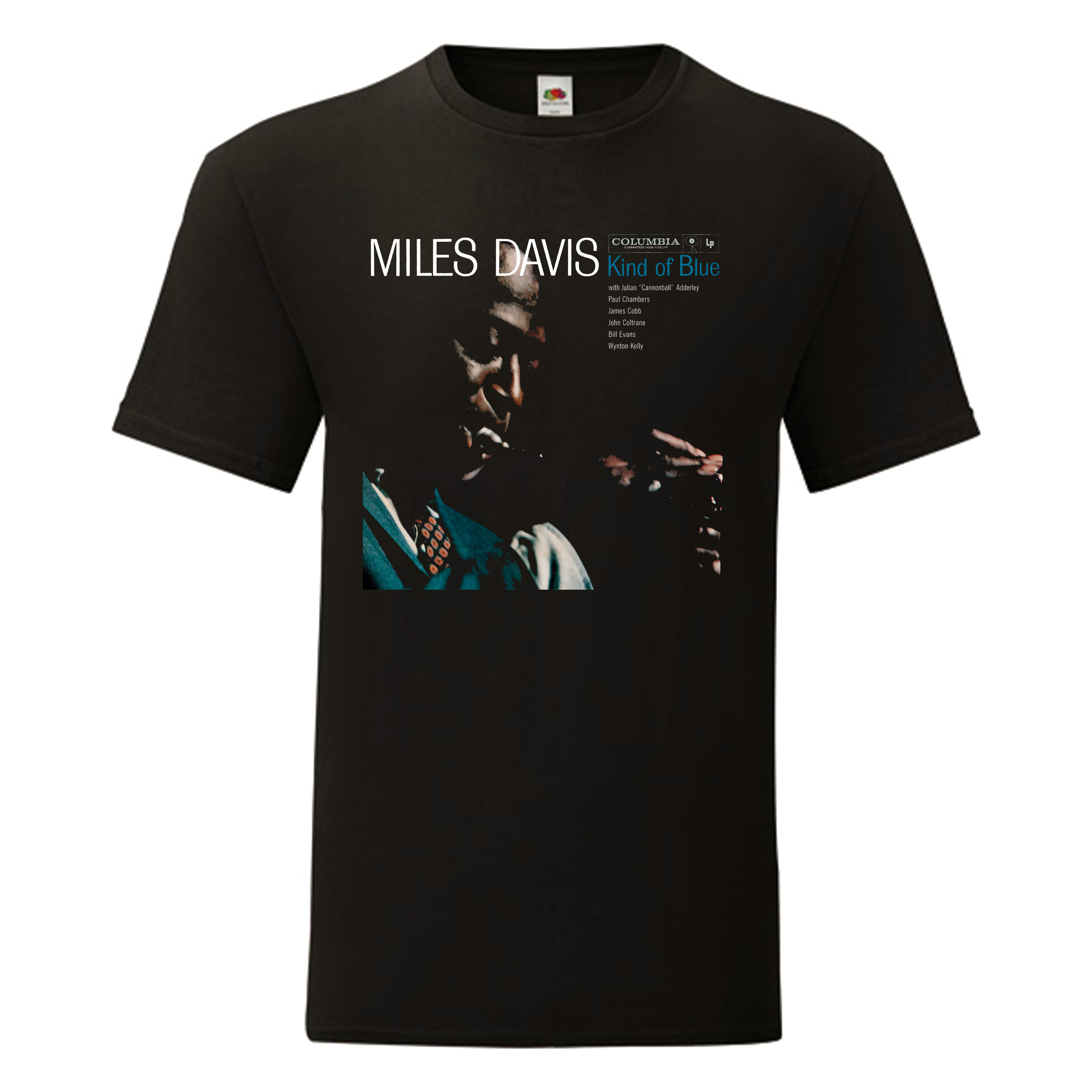 Camiseta Miles Davis negra - Kind Of Blue