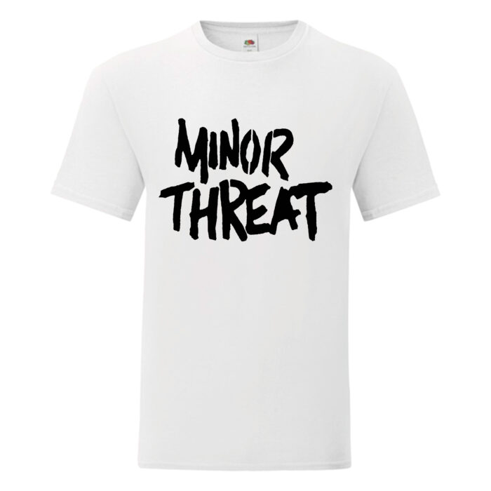 Camiseta Minor Threat blanca - Logo