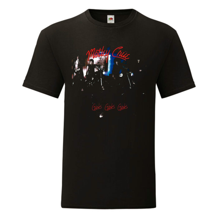 Camiseta Motley Crue negra - Girls Girls Girls