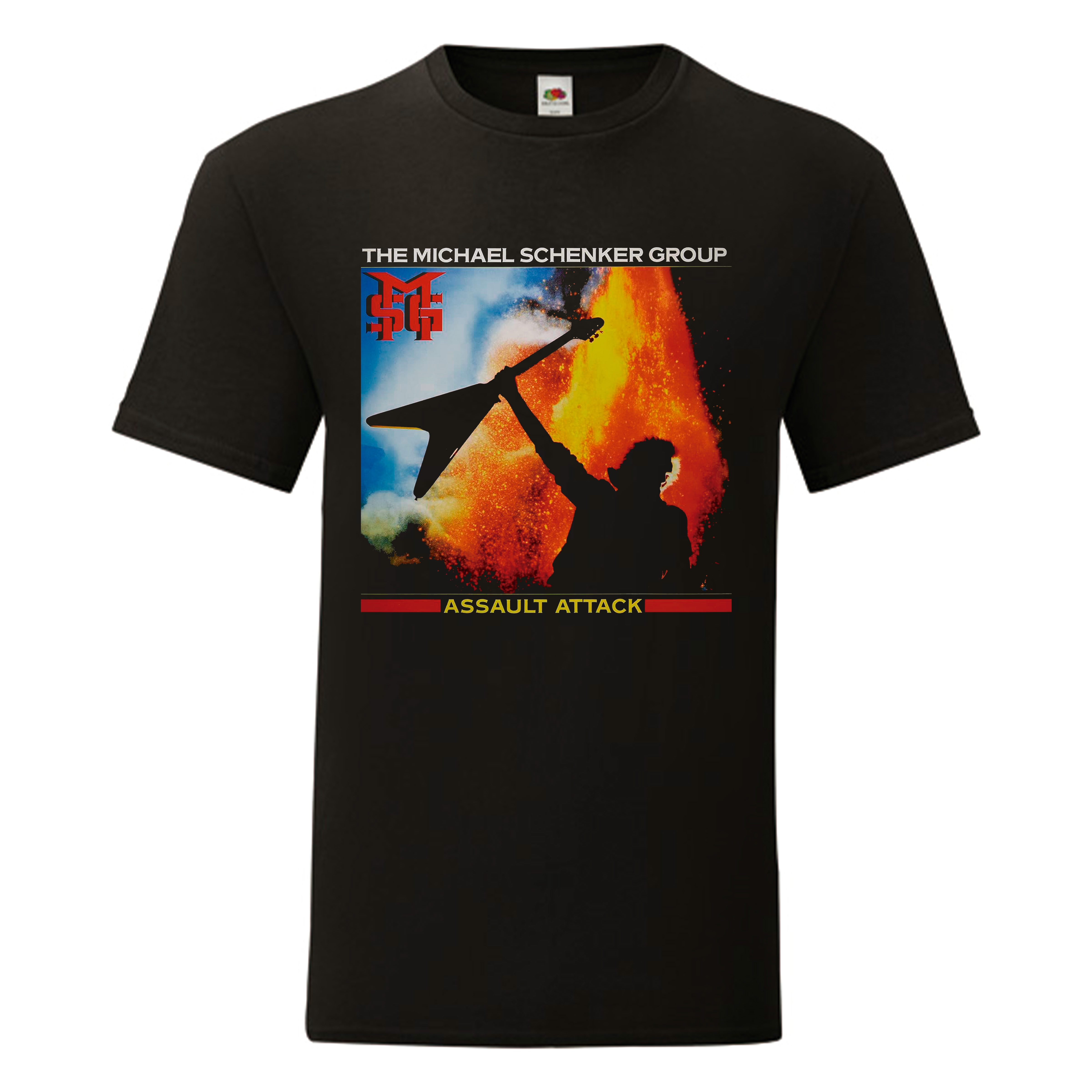 Camiseta Michael Schenker Group negra - Assault Attack