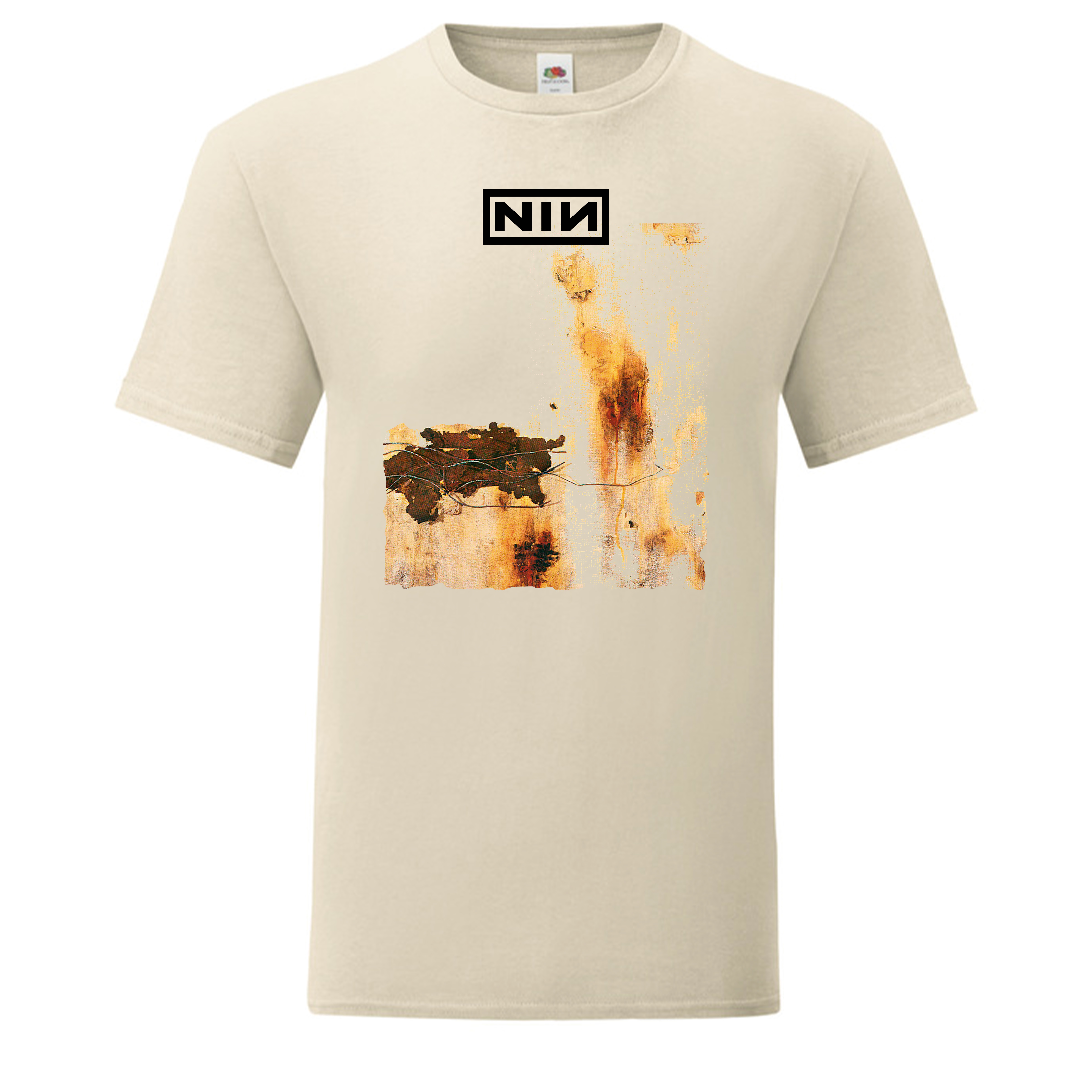 Camiseta Nine Inch Nails natural - Downward Spiral