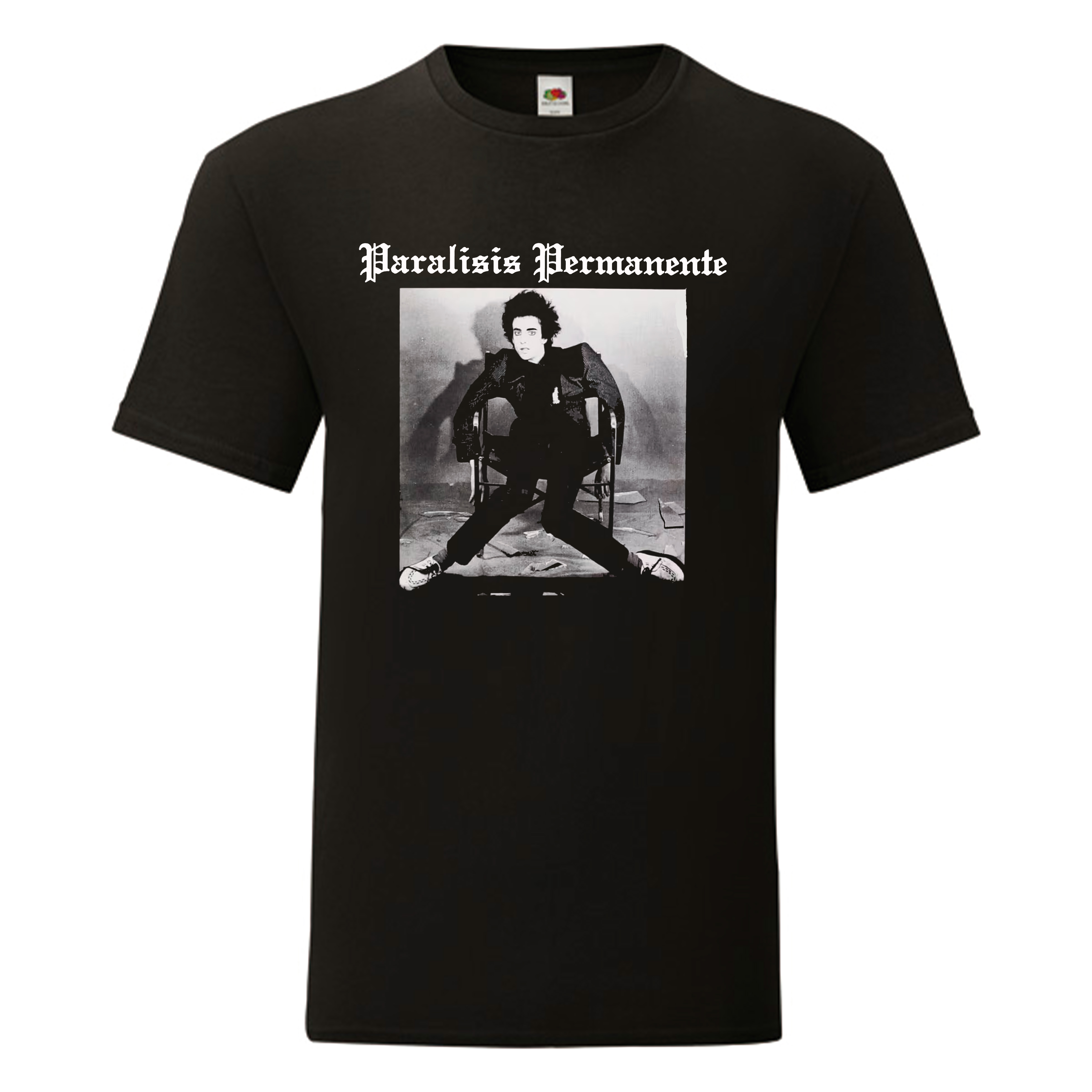 Camiseta Parálisis Permanente negra - Singles Y Primeras Grabaciones