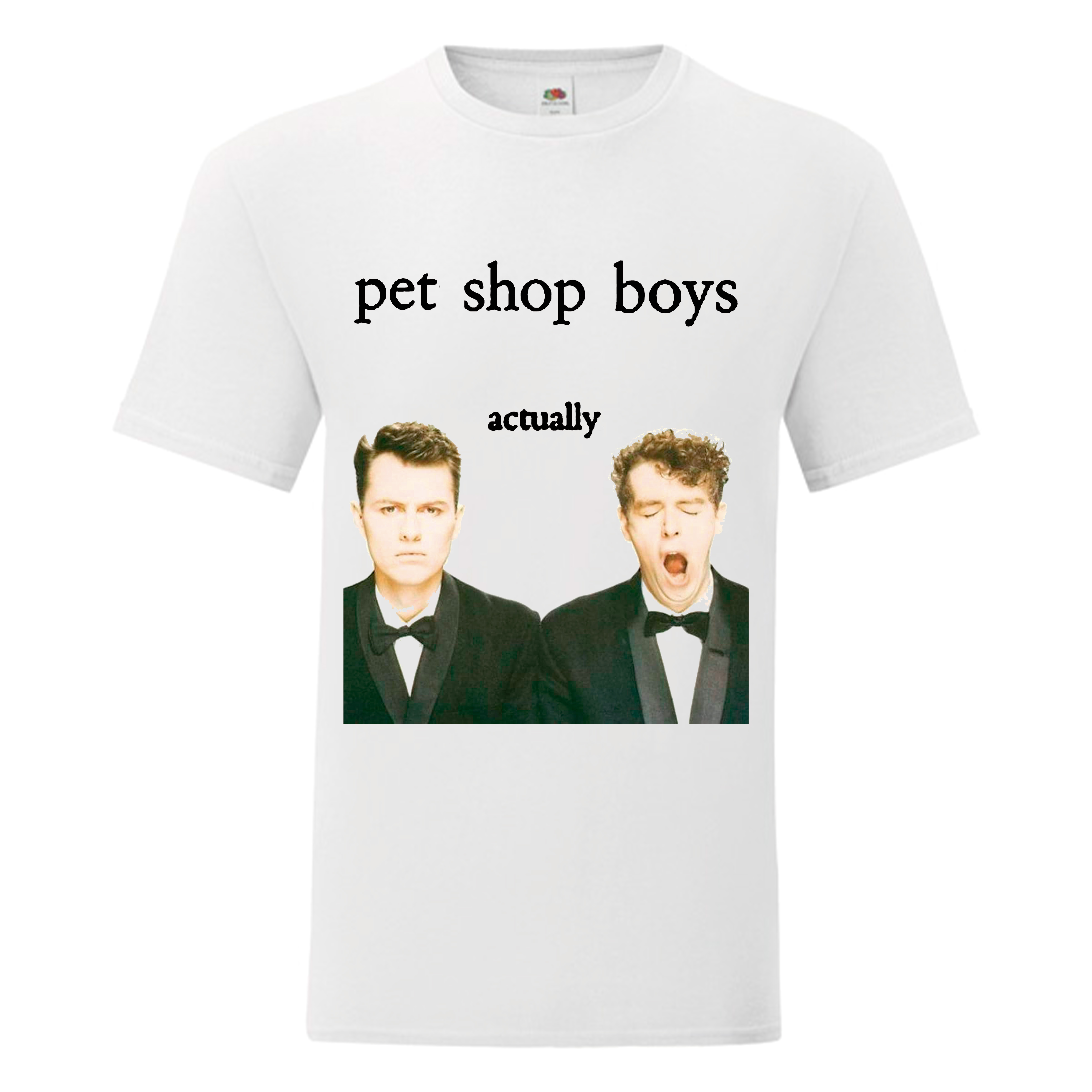 Camiseta Pet Shop Boys blanca - Actually