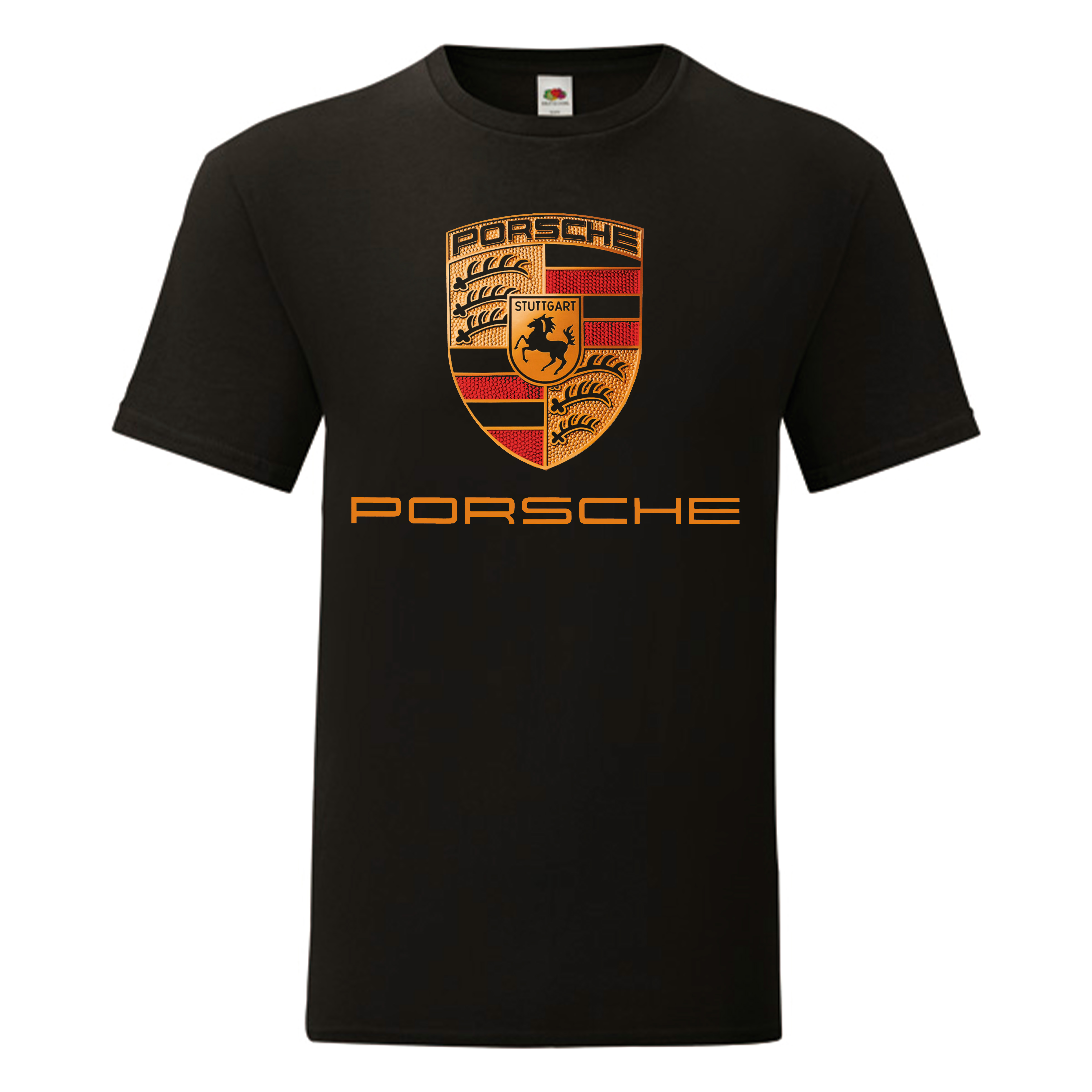 Camiseta Porsche negra - Logo