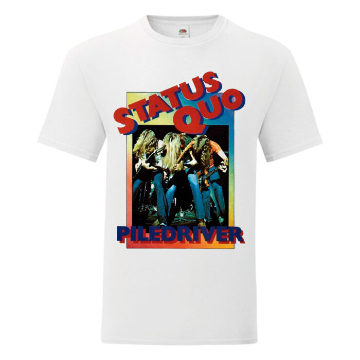 Camiseta Status Quo blanca - Piledriver
